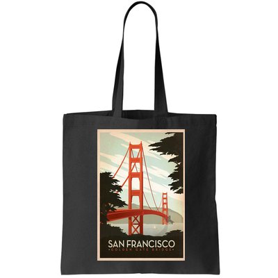San Francisco Vintage Travel Poster Bag
