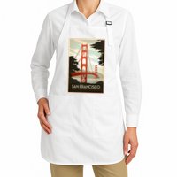 San Francisco Vintage Travel Poster Apron