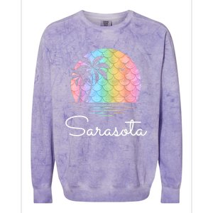 Sarasota Florida Vacation Family Beach Group Colorblast Crewneck Sweatshirt