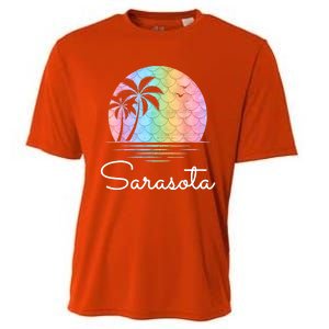 Sarasota Florida Vacation Family Beach Group Cooling Performance Crew T-Shirt