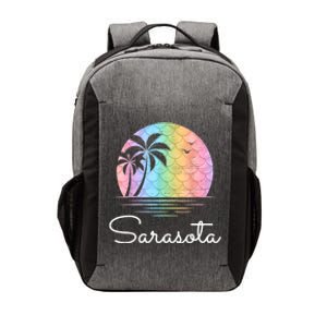 Sarasota Florida Vacation Family Beach Group Vector Backpack