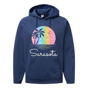 Sarasota Florida Vacation Family Beach Group Performance Fleece Hoodie