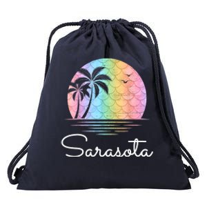 Sarasota Florida Vacation Family Beach Group Drawstring Bag