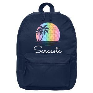 Sarasota Florida Vacation Family Beach Group 16 in Basic Backpack