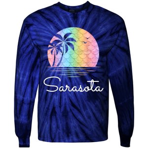 Sarasota Florida Vacation Family Beach Group Tie-Dye Long Sleeve Shirt