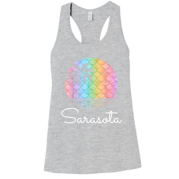 Sarasota Florida Vacation Family Beach Group Women's Racerback Tank