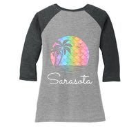 Sarasota Florida Vacation Family Beach Group Women's Tri-Blend 3/4-Sleeve Raglan Shirt