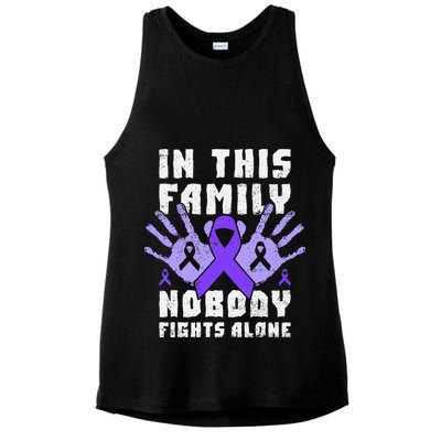 Support For Victims Of Domestic Violence Family Members Ladies PosiCharge Tri-Blend Wicking Tank