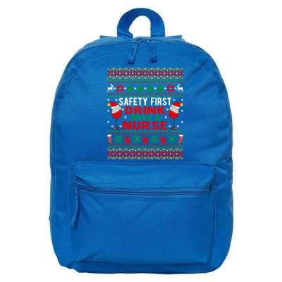Safety First With A Nurse Christmas Style Gift 16 in Basic Backpack
