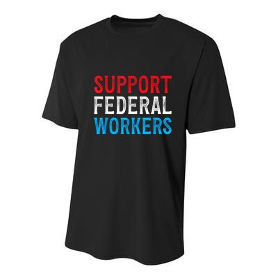 Support Federal Workers Protect Defend Employees Jobs Youth Performance Sprint T-Shirt