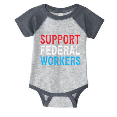 Support Federal Workers Protect Defend Employees Jobs Infant Baby Jersey Bodysuit