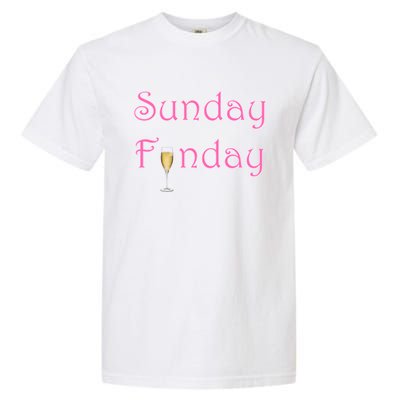 Sunday Funday Wine Champagne Ing Gift Garment-Dyed Heavyweight T-Shirt