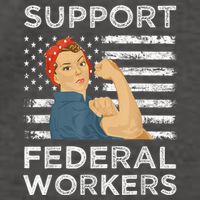 Support Federal Workers Protect Defend Employees Jobs Vector Backpack