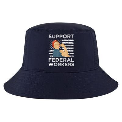 Support Federal Workers Protect Defend Employees Jobs Cool Comfort Performance Bucket Hat
