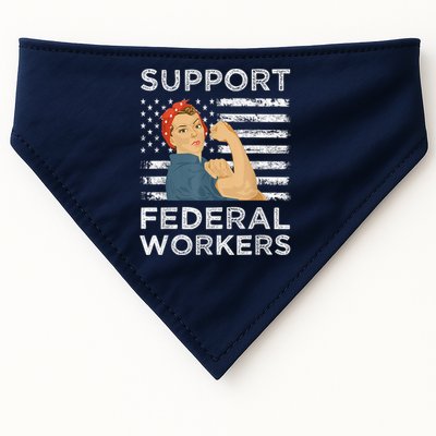 Support Federal Workers Protect Defend Employees Jobs USA-Made Doggie Bandana