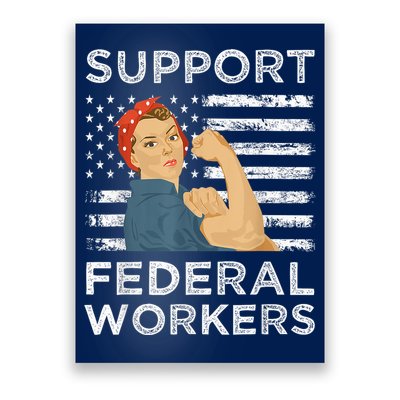 Support Federal Workers Protect Defend Employees Jobs Poster