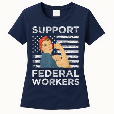 Support Federal Workers Protect Defend Employees Jobs Womens T-Shirt