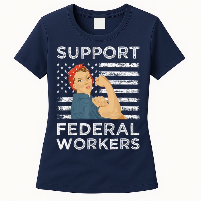Support Federal Workers Protect Defend Employees Jobs Womens T-Shirt