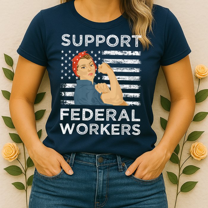 Support Federal Workers Protect Defend Employees Jobs Womens T-Shirt