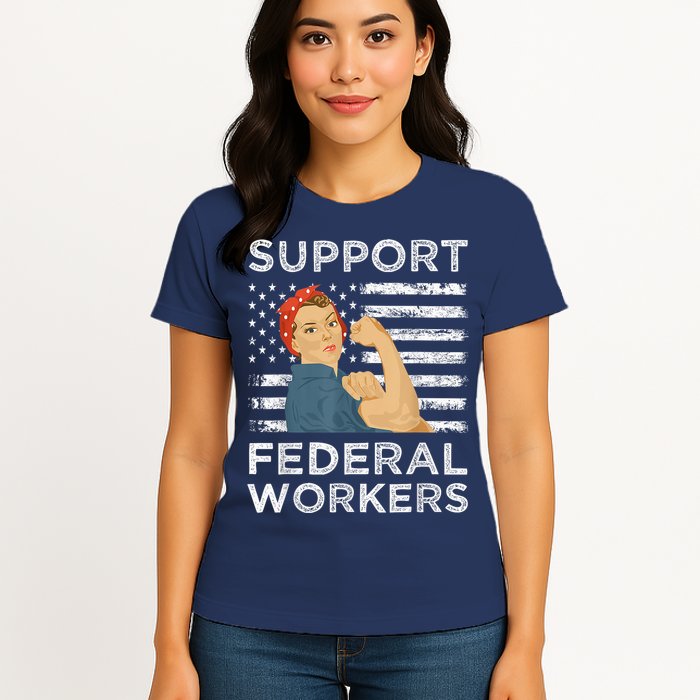 Support Federal Workers Protect Defend Employees Jobs Womens T-Shirt