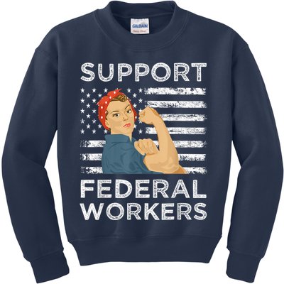 Support Federal Workers Protect Defend Employees Jobs Kids Sweatshirt