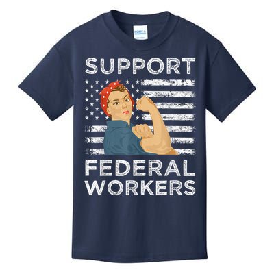 Support Federal Workers Protect Defend Employees Jobs Kids T-Shirt