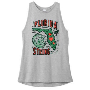 Support Florida Western Pray For Florida Strong Ladies PosiCharge Tri-Blend Wicking Tank