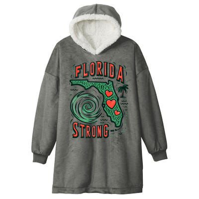 Support Florida Western Pray For Florida Strong Hooded Wearable Blanket