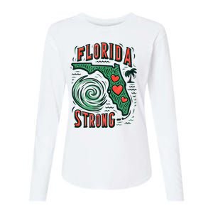 Support Florida Western Pray For Florida Strong Womens Cotton Relaxed Long Sleeve T-Shirt