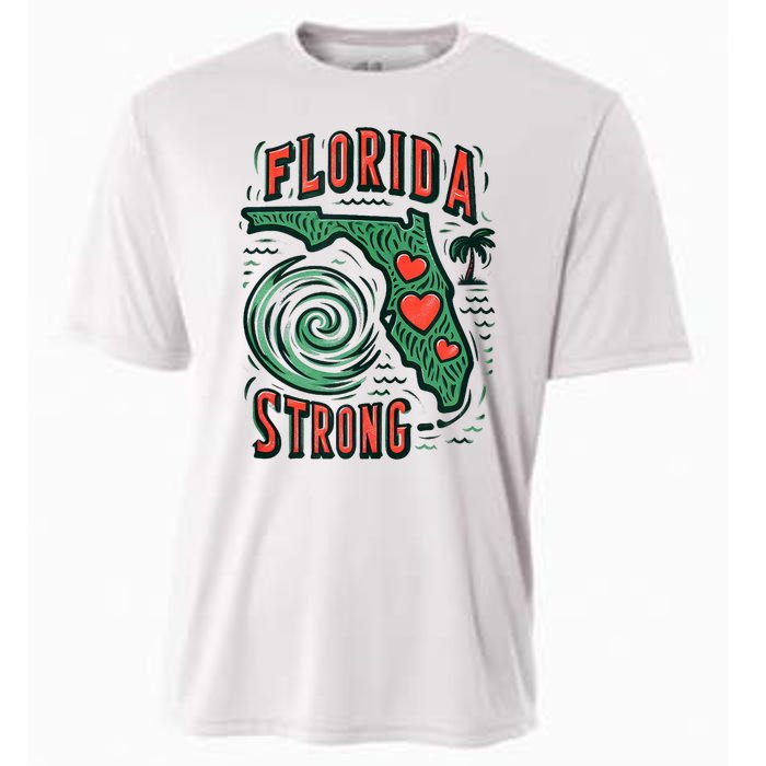 Support Florida Western Pray For Florida Strong Cooling Performance Crew T-Shirt