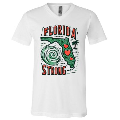 Support Florida Western Pray For Florida Strong V-Neck T-Shirt