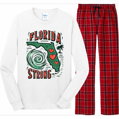 Support Florida Western Pray For Florida Strong Long Sleeve Pajama Set