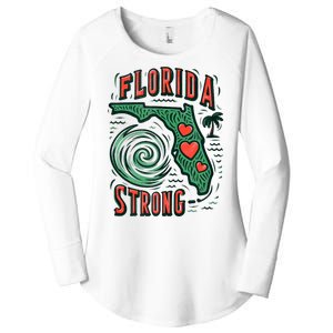 Support Florida Western Pray For Florida Strong Women's Perfect Tri Tunic Long Sleeve Shirt