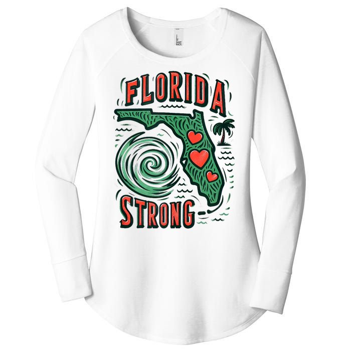 Support Florida Western Pray For Florida Strong Women's Perfect Tri Tunic Long Sleeve Shirt