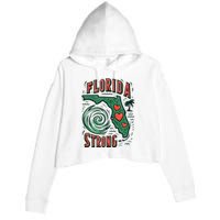 Support Florida Western Pray For Florida Strong Crop Fleece Hoodie