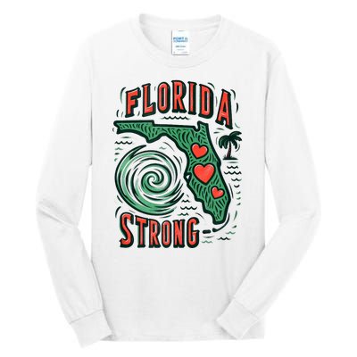 Support Florida Western Pray For Florida Strong Tall Long Sleeve T-Shirt