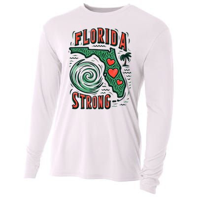 Support Florida Western Pray For Florida Strong Cooling Performance Long Sleeve Crew