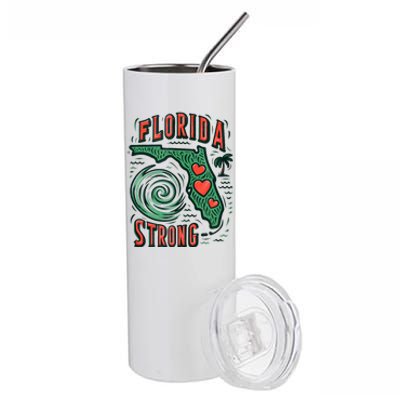 Support Florida Western Pray For Florida Strong Stainless Steel Tumbler