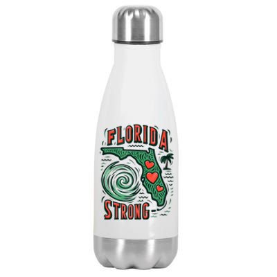 Support Florida Western Pray For Florida Strong Stainless Steel Insulated Water Bottle