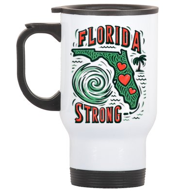 Support Florida Western Pray For Florida Strong Stainless Steel Travel Mug