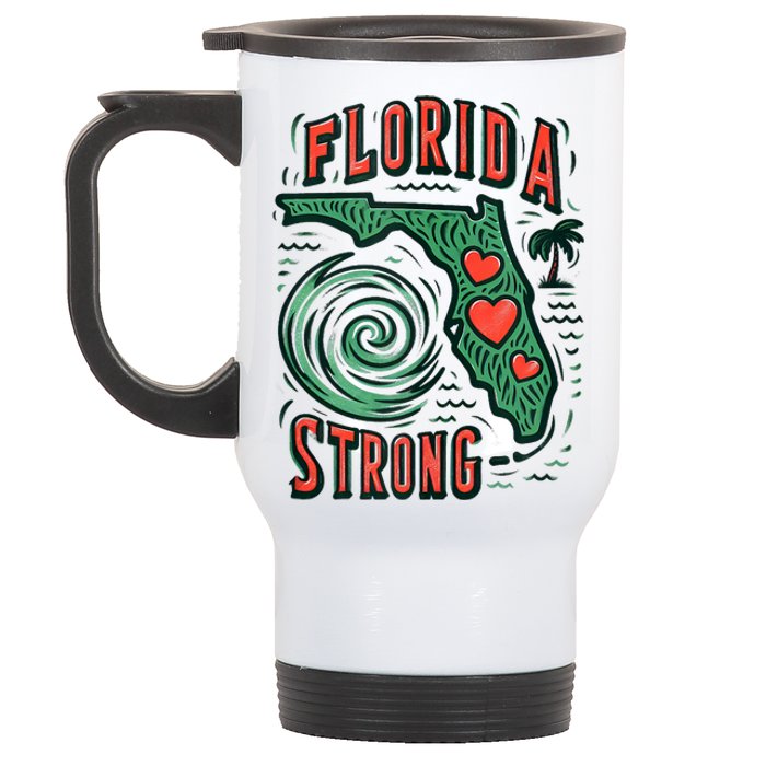 Support Florida Western Pray For Florida Strong Stainless Steel Travel Mug