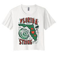 Support Florida Western Pray For Florida Strong Women's Crop Top Tee