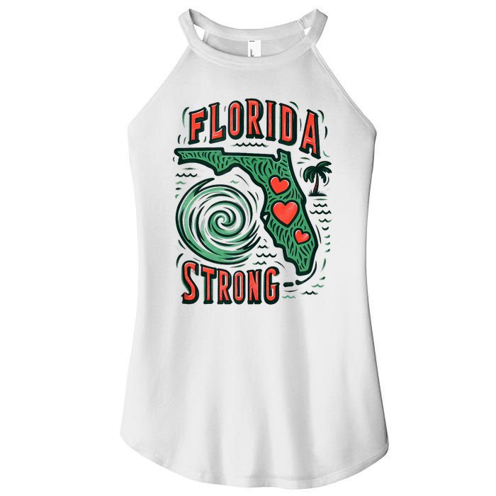 Support Florida Western Pray For Florida Strong Women's Perfect Tri Rocker Tank