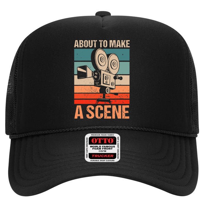 Short Film Writer Movie Maker Cinematographer Editor High Crown Mesh Back Trucker Hat