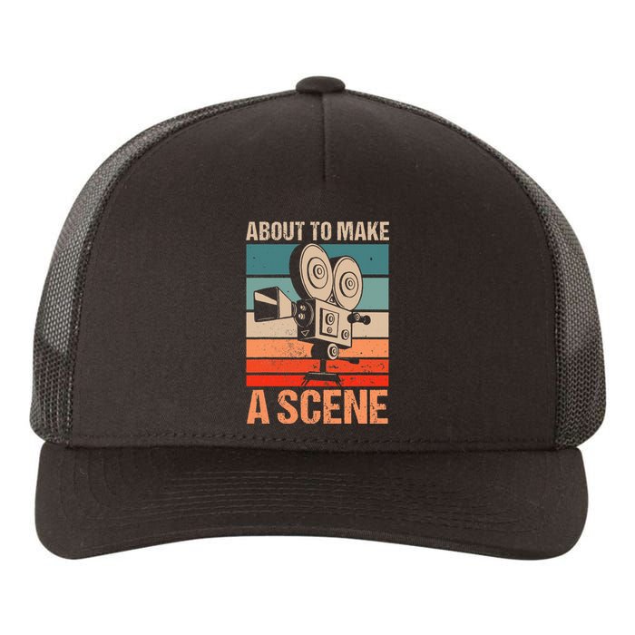 Short Film Writer Movie Maker Cinematographer Editor Yupoong Adult 5-Panel Trucker Hat