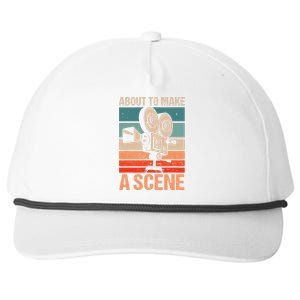 Short Film Writer Movie Maker Cinematographer Editor Snapback Five-Panel Rope Hat