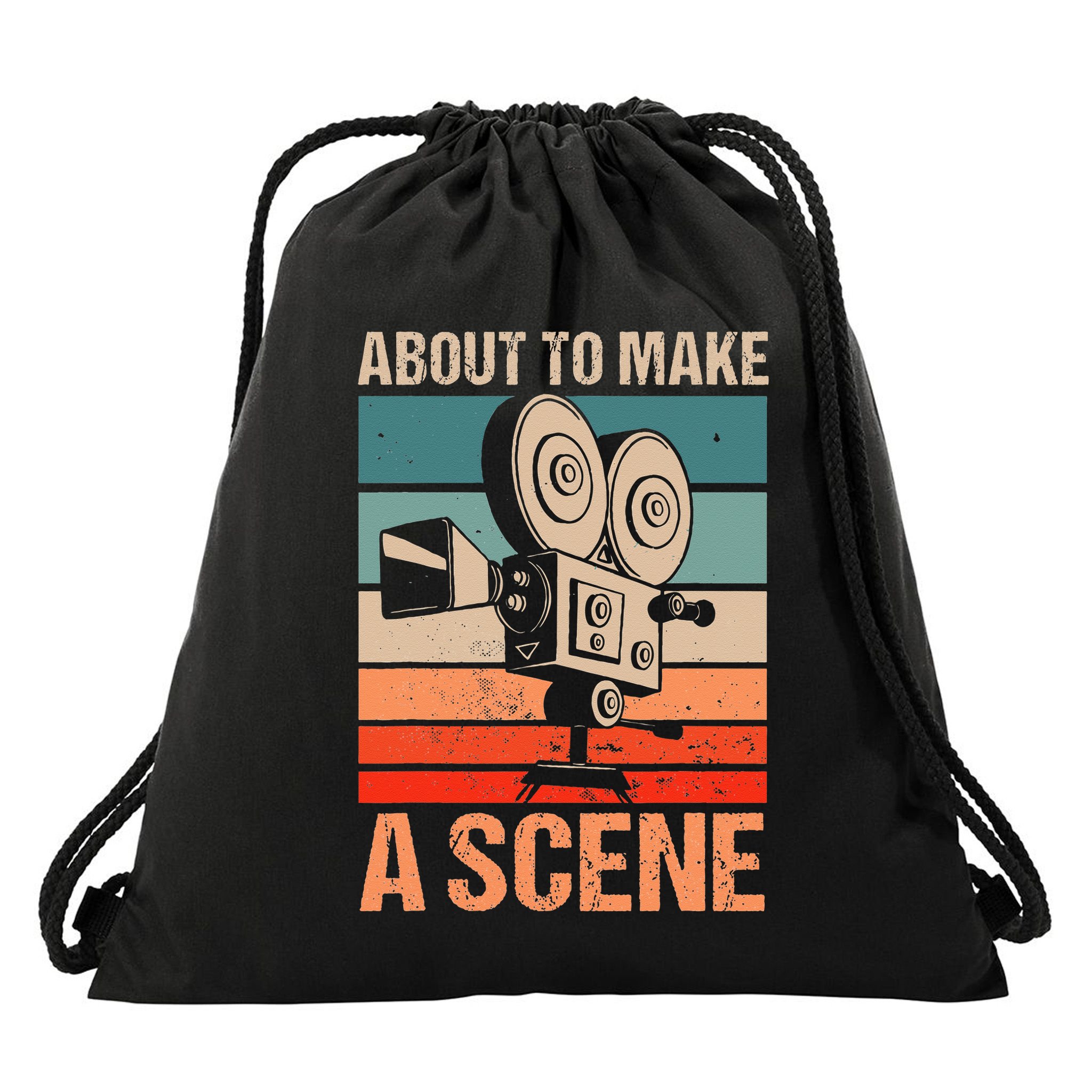 Short Film Writer Movie Maker Cinematographer Editor Drawstring Bag