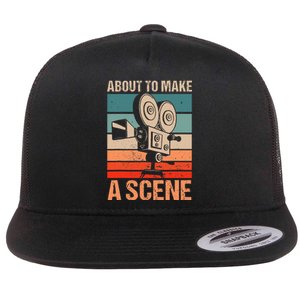 Short Film Writer Movie Maker Cinematographer Editor Flat Bill Trucker Hat