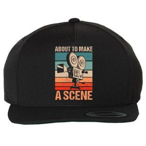 Short Film Writer Movie Maker Cinematographer Editor Wool Snapback Cap