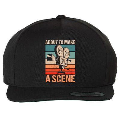Short Film Writer Movie Maker Cinematographer Editor Wool Snapback Cap